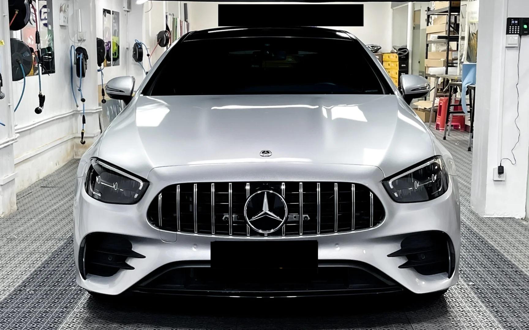 Gloss Metallic Diamond Silver Car Vinyl Wrap