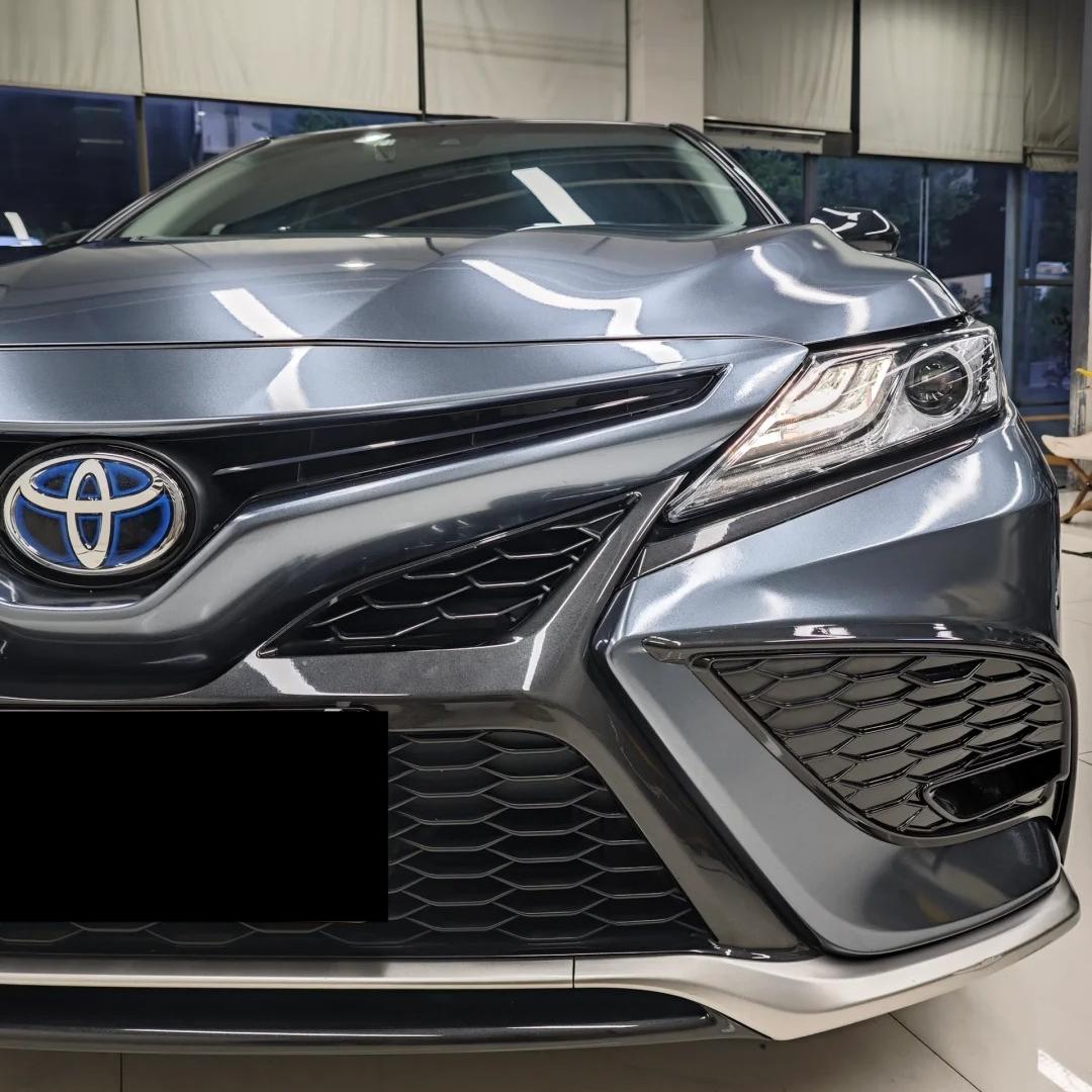 Gloss Metallic Cadet Grey Car Vinyl Wrap