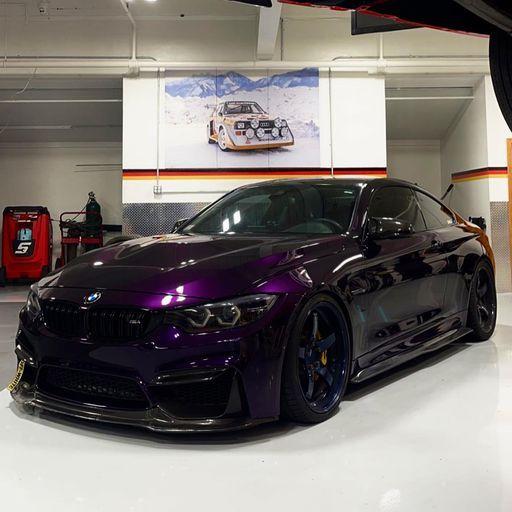TPU Gloss Metallic Midnight Purple Paint Protection Film