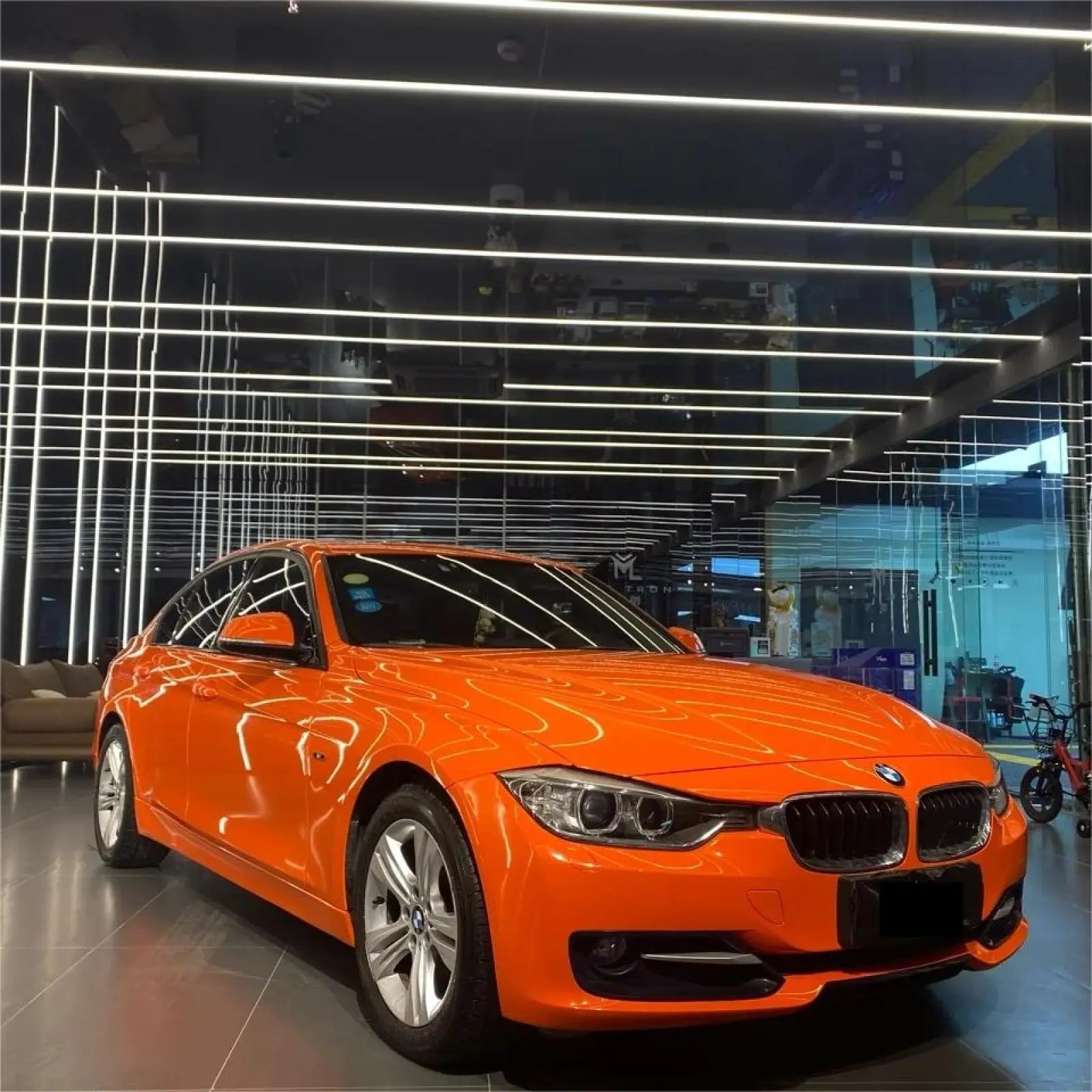 Gloss Crystal Orange Car Vinyl Wrap