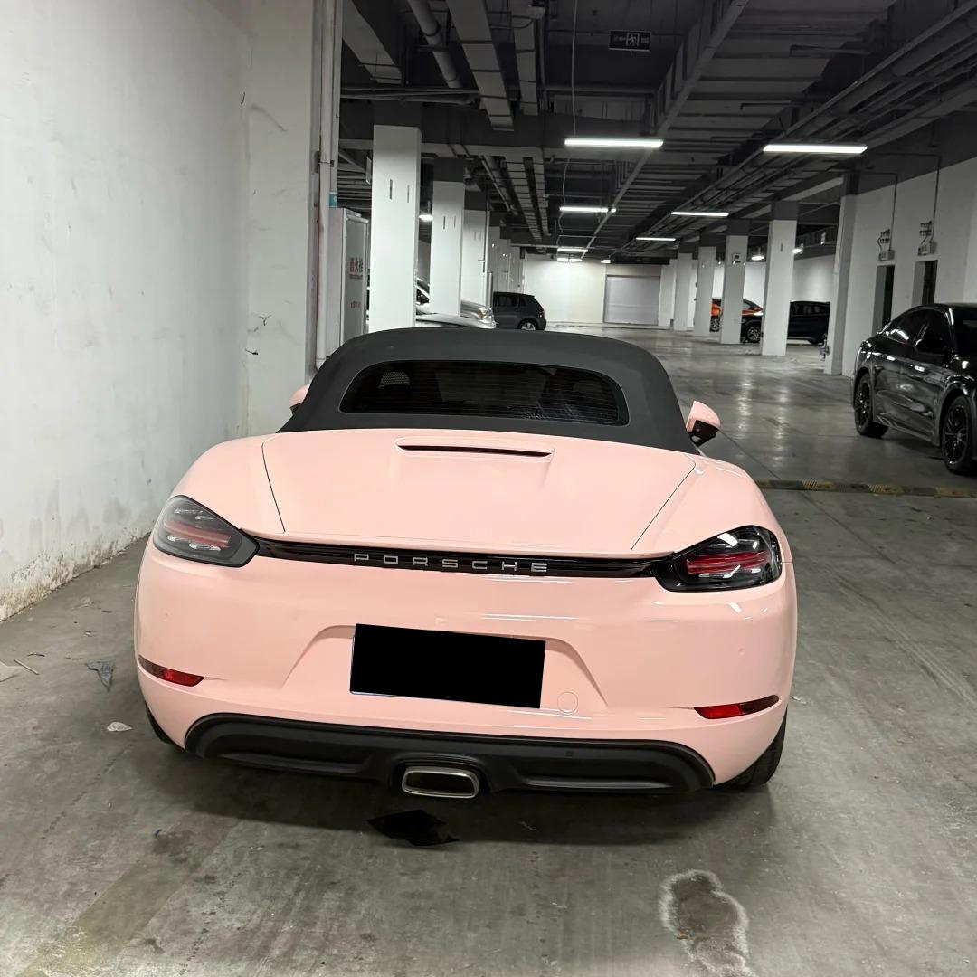 TPU Glossy Pearl Baby Pink Colored PPF Paint Protection Film