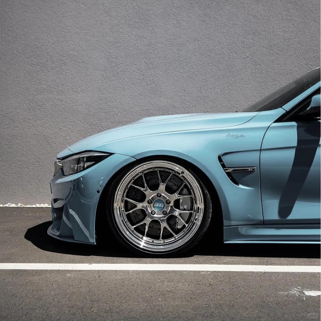 Gloss Ice Blue Car Vinyl Wrap PET