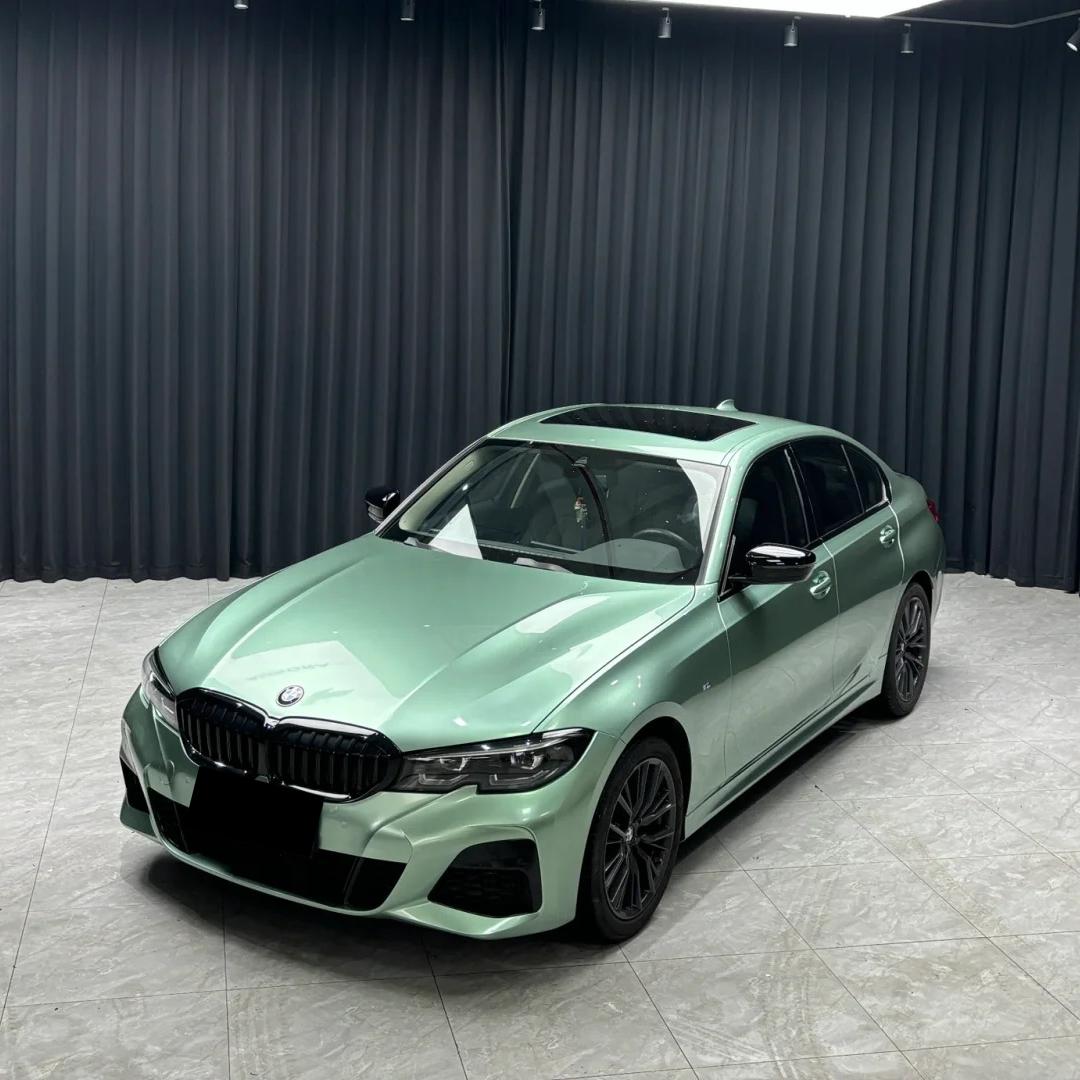 Gloss Metallic Francesca Green Car Vinyl Wrap Ferrari