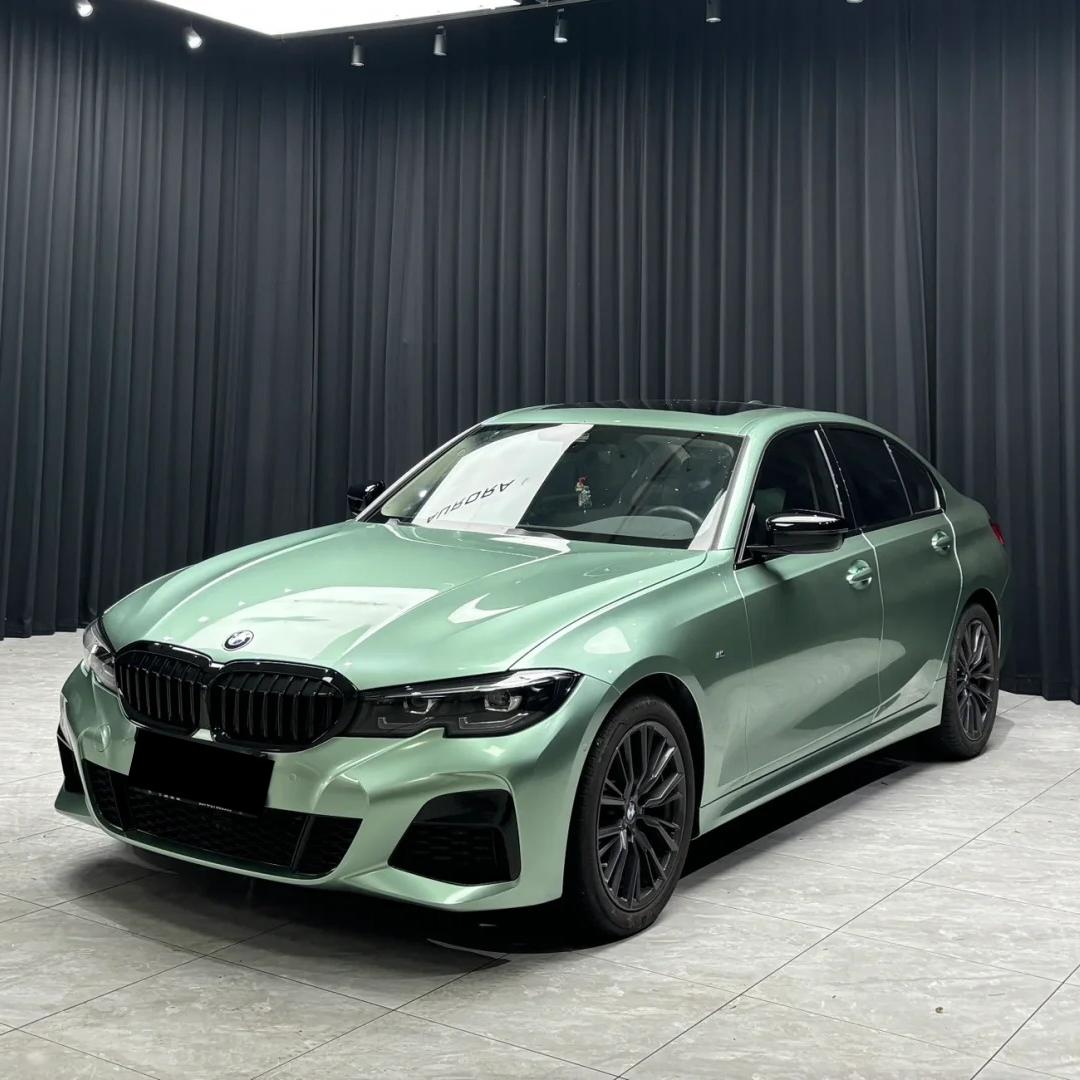Gloss Metallic Francesca Green Car Vinyl Wrap Ferrari