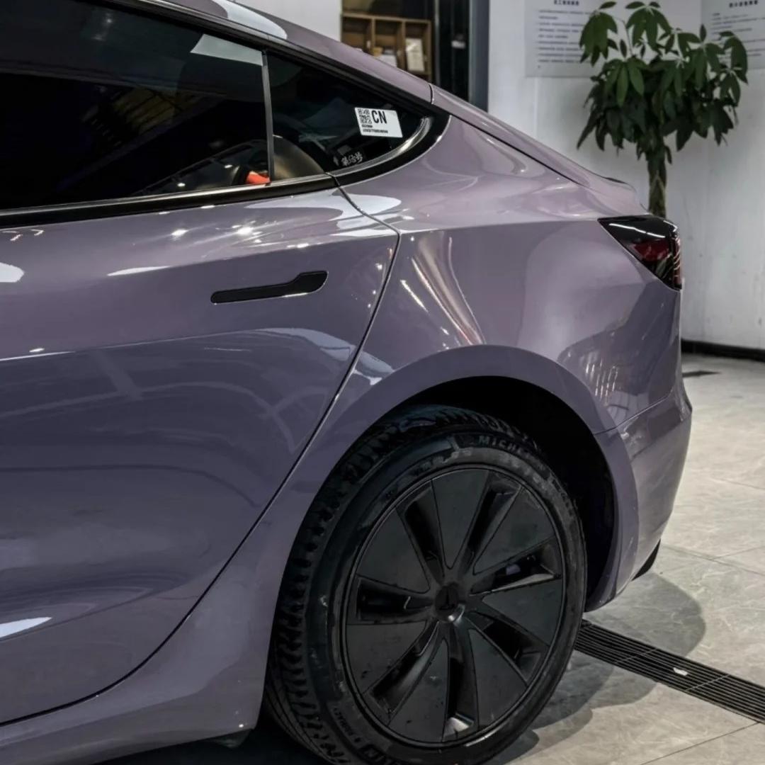 TPU Glossy Provence Lavender Purple Colored PPF Paint Protection Film