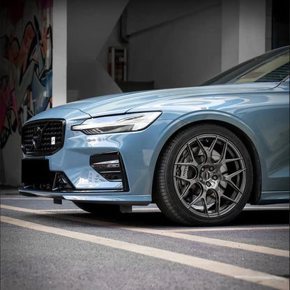 Gloss Hazy Blue Car Vinyl Wrap PET