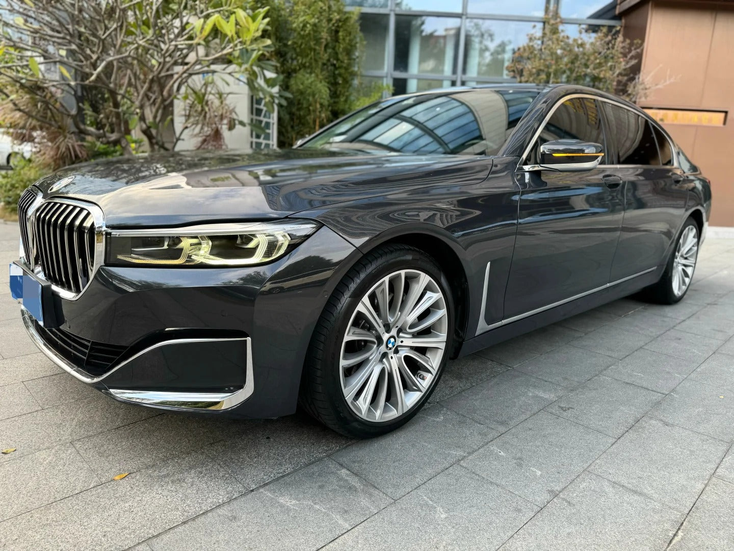 BMW Gloss Metallic Diamond Graphite Black Car Vinyl Wrap PET
