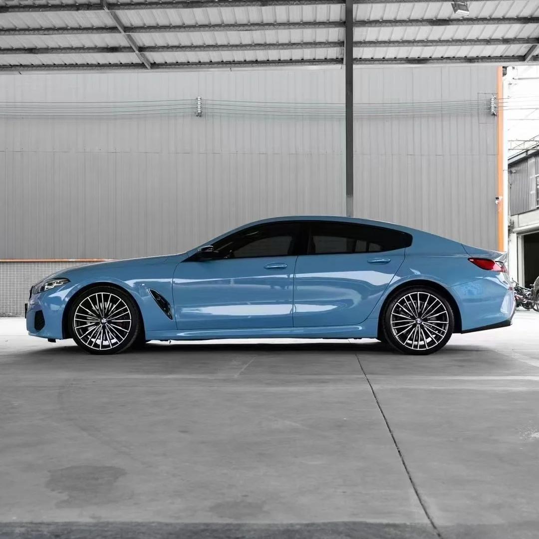 TPU Glossy China Blue Colored PPF Paint Protection Film
