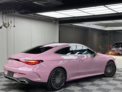 TPU Glossy Oolong Tea Powder Pink Colored PPF Paint Protection Film