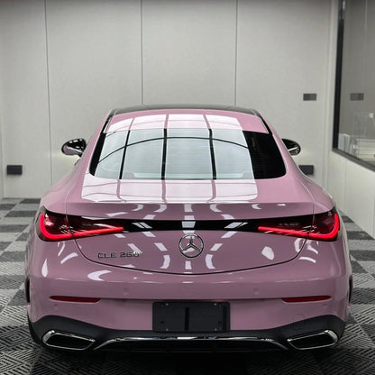 TPU Glossy Oolong Tea Powder Pink Colored PPF Paint Protection Film