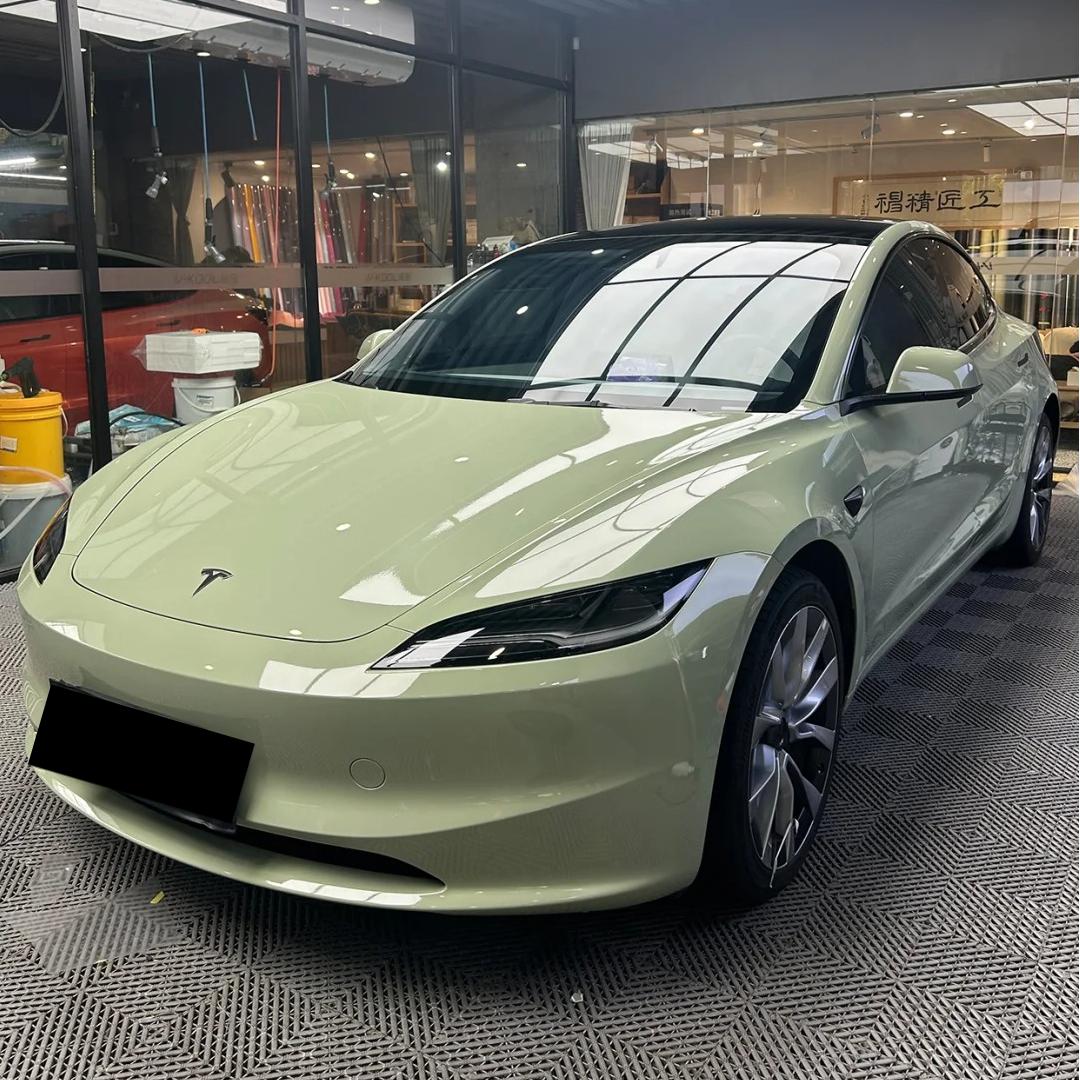 TPU Gloss Khaki Green PPF Paint Protection Film