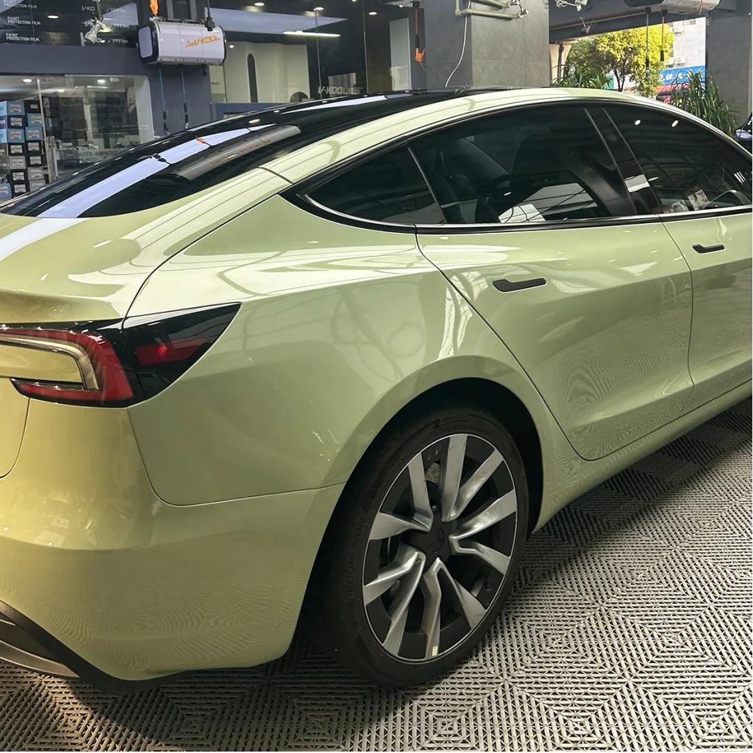 TPU Gloss Khaki Green PPF Paint Protection Film