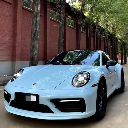TPU Glossy Glacier Blue Colored PPF Paint Protection Film