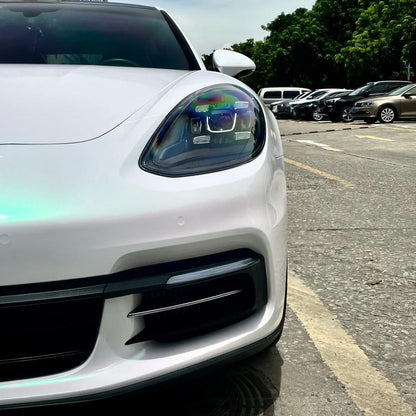 Gloss Metallic Chameleon Aurora White Car Vinyl Wrap Sale