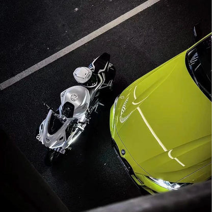 TPU Glossy Acid Lime Green Colored PPF Paint Protection Film