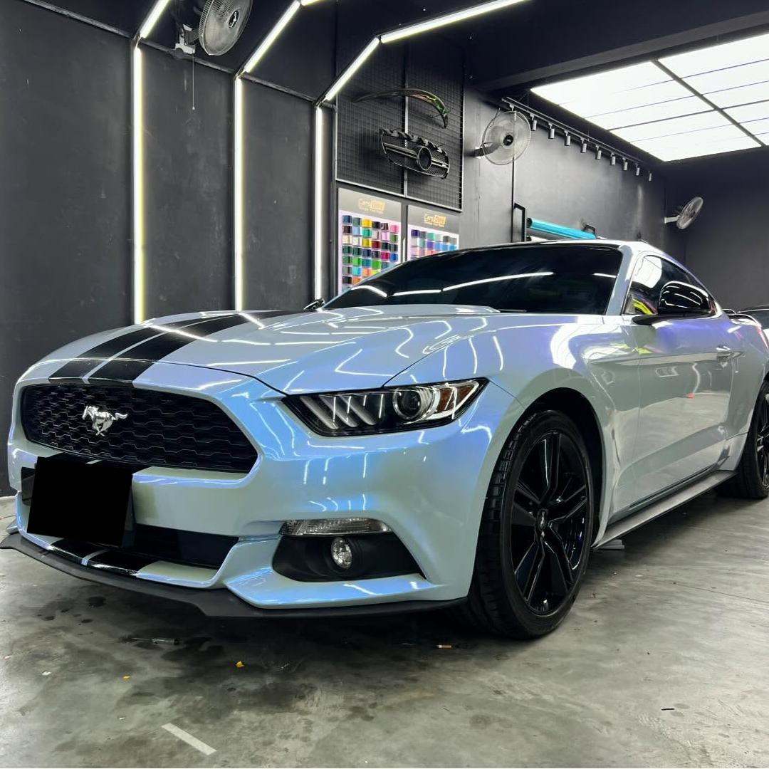 Glossy Twin Candy Fancy Rock Grey Color Fliper Car Vinyl Wrap