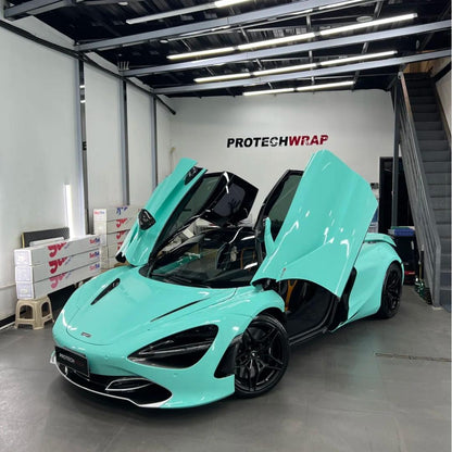 TPU Gloss Tiffany Blue Colored PPF Paint Protection Film