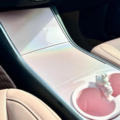 Gloss Metallic Rainbow Laser Light Pink Car Vinyl Wrap