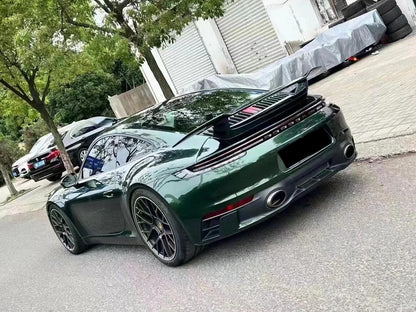 Glossy Paint Metalic Midnight Green Car Vinyl Wrap PET