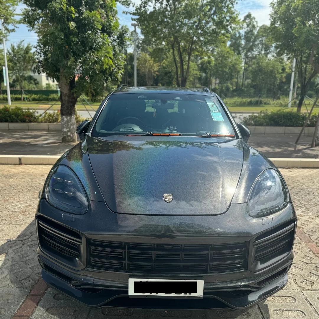 Gloss Metallic Rainbow Laser Black Car Vinyl Wrap PET