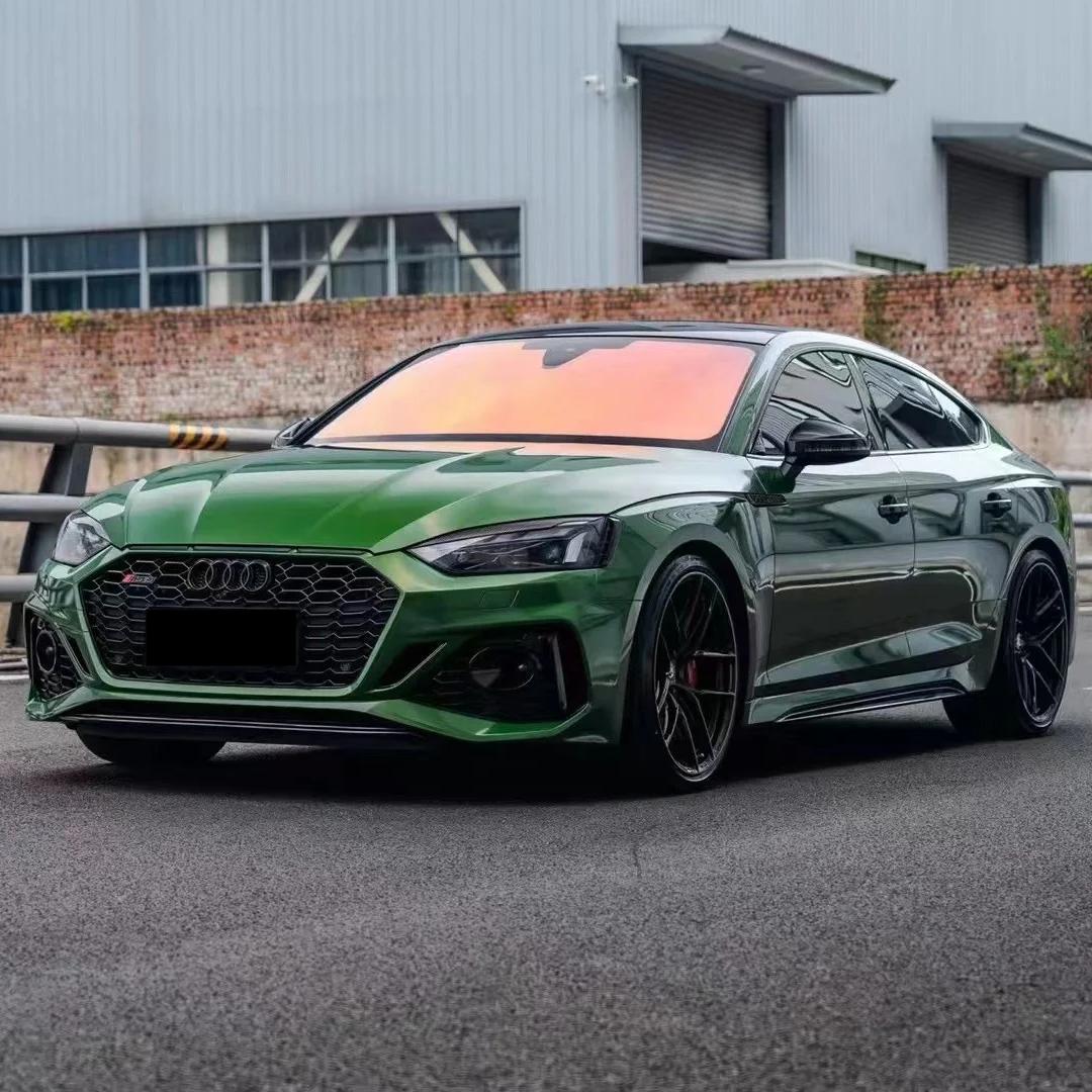 Gloss Metallic Sonoma Green Car Vinyl Wrap PET