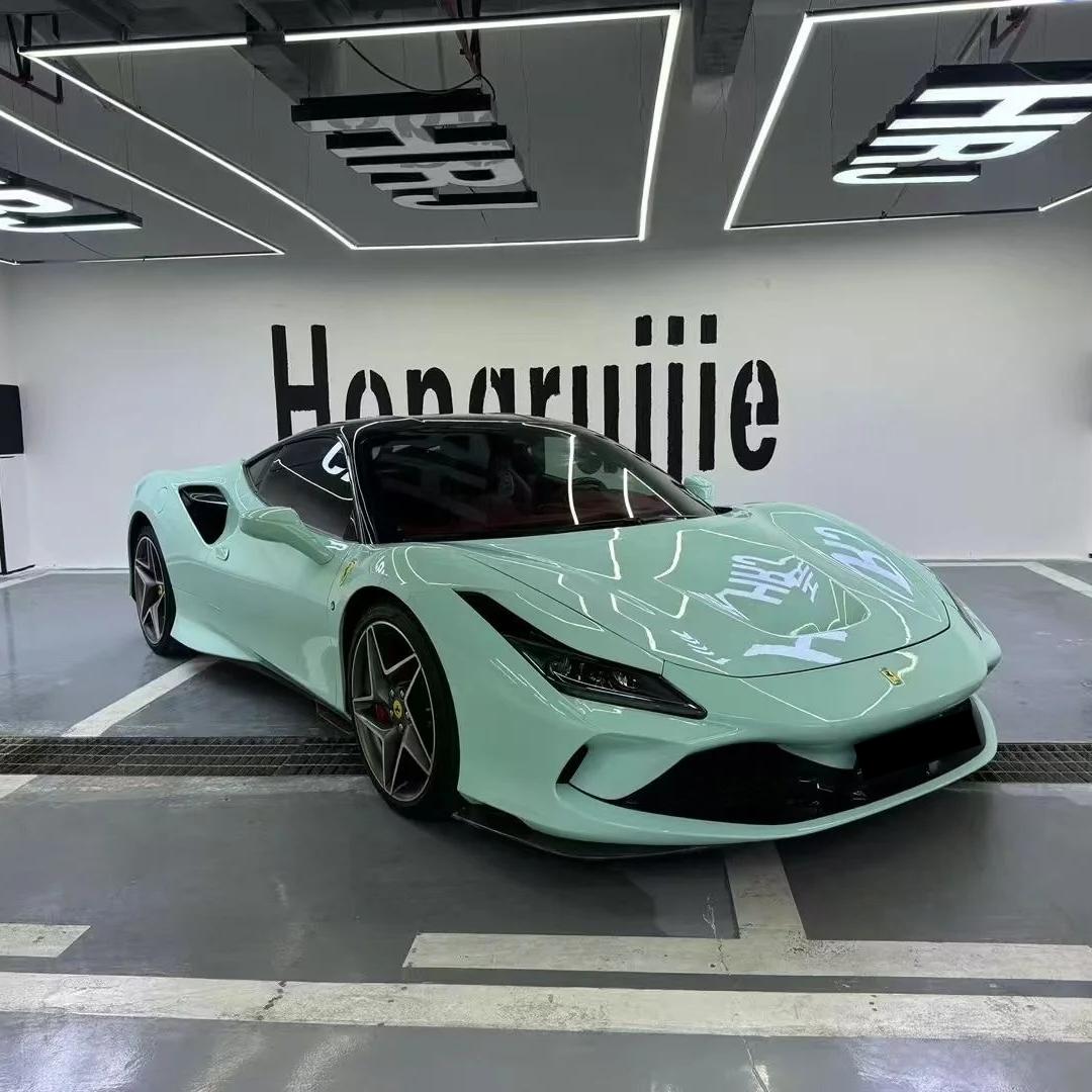 Gloss Light Mint Cragginess Green Car Vinyl Wrap PET