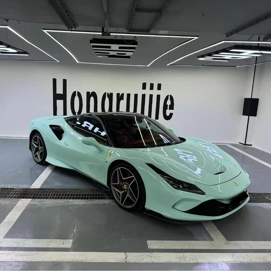 Gloss Light Mint Cragginess Green Car Vinyl Wrap PET