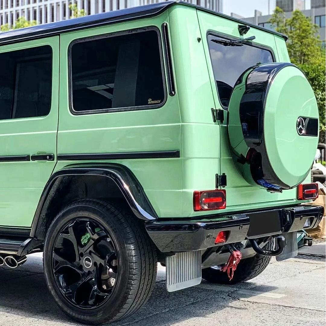 Gloss Hazy Green Car Vinyl Wrap PET