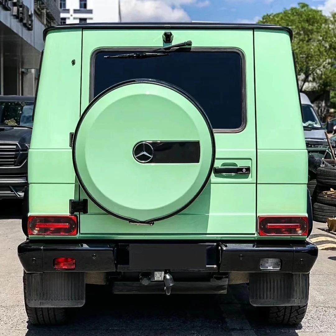 Gloss Hazy Green Car Vinyl Wrap PET