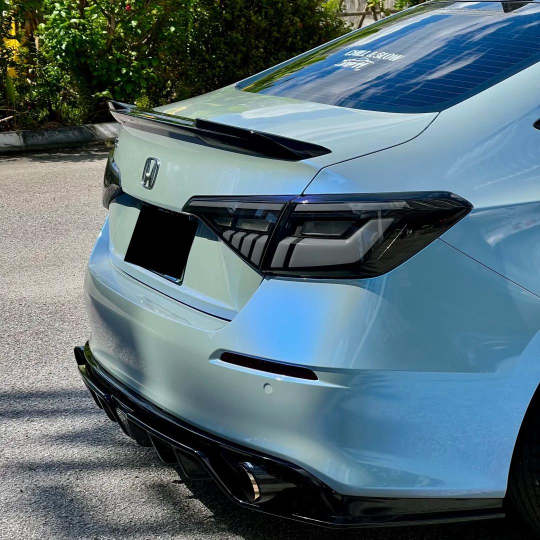 Glossy Twin Candy Grey Blue Color Fliper Car Vinyl Wrap