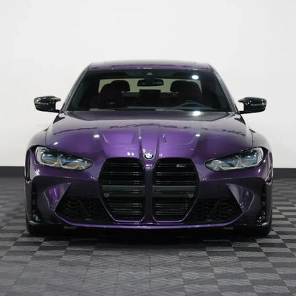 Gloss Metallic Gentian Purple Car Vinyl Wrap PET