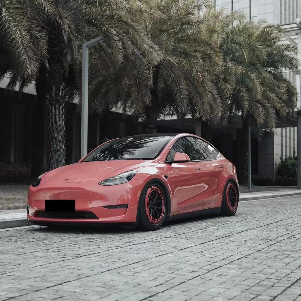 Gloss Morganite Red Car Vinyl Wrap