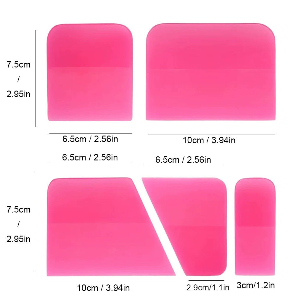 Squeegee set for Car Vinyl Wrap Installation