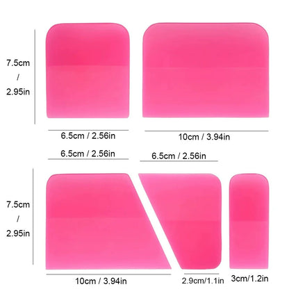 Squeegee set for Car Vinyl Wrap Installation