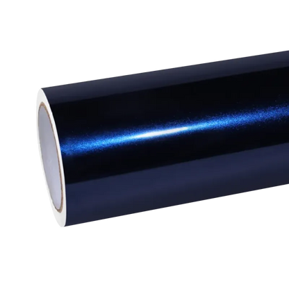 Gloss Metallic Navarra Blue Car Vinyl Wrap PET