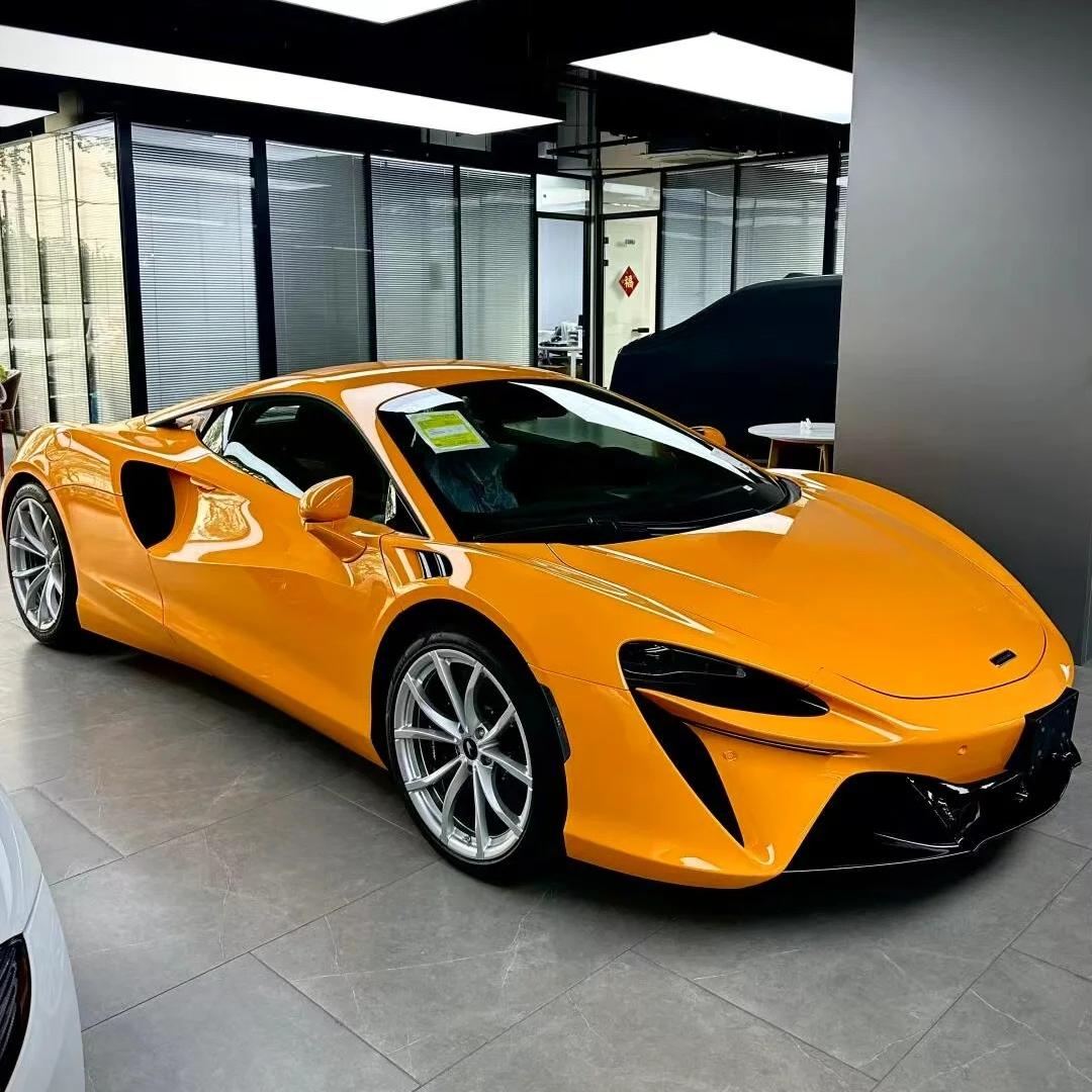 TPU Gloss Mclaren Orange Colored PPF Paint Protection Film