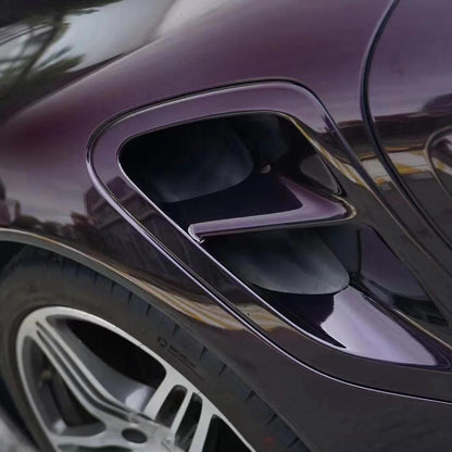 Gloss Metallic Midnight Red Car Vinyl Wrap PET