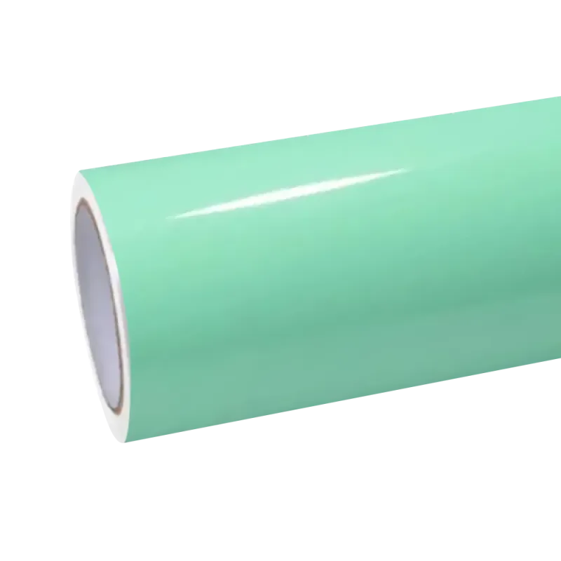 Gloss Hazy Green Car Vinyl Wrap PET