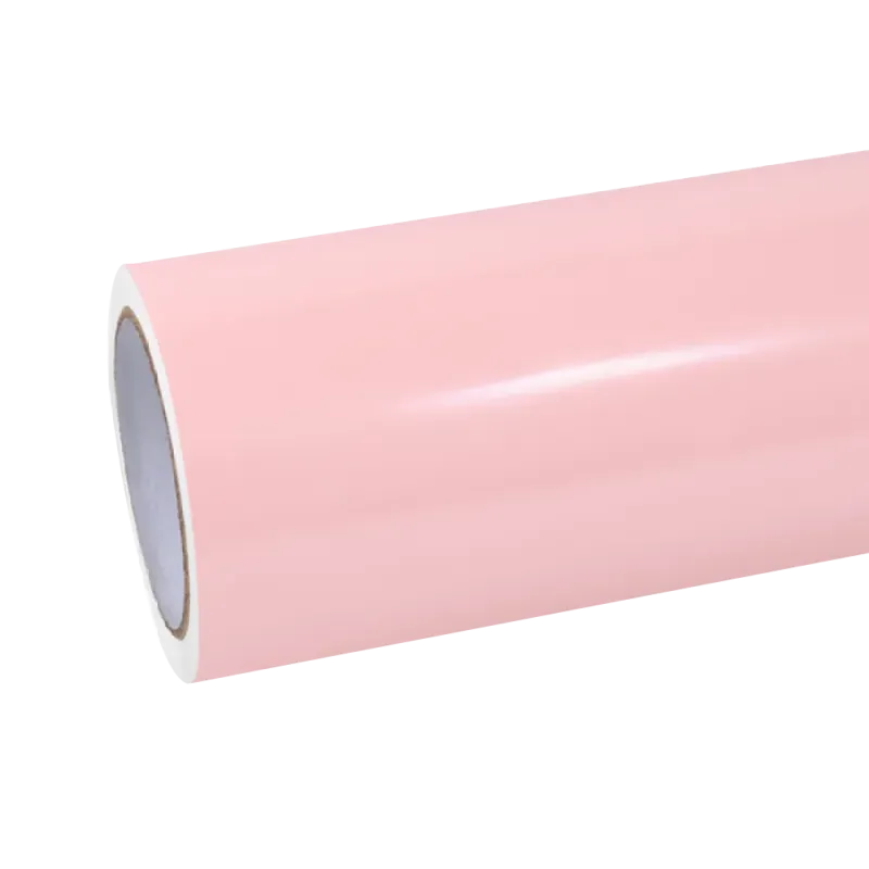 baby pink car wrap