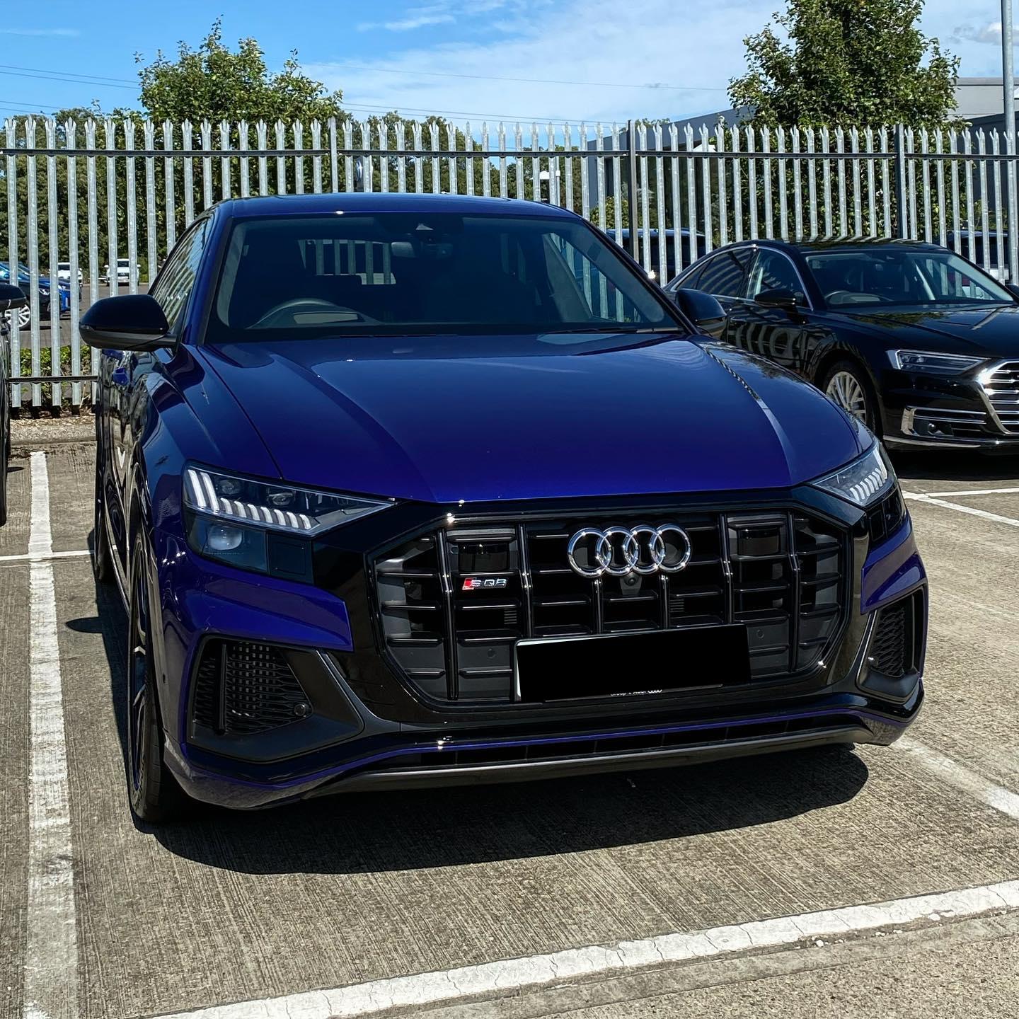 vinyl wrap dark blue