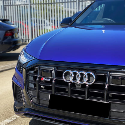 dark blue vinyl wrap