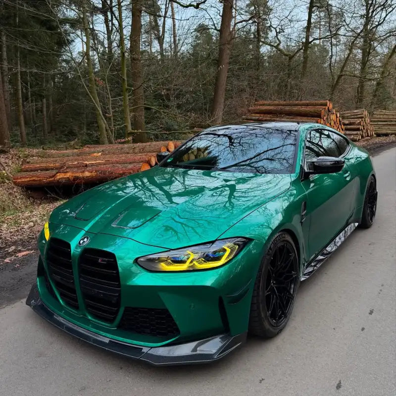 Best Gloss Metallic Isle Of Man Green Car Vinyl Wrap