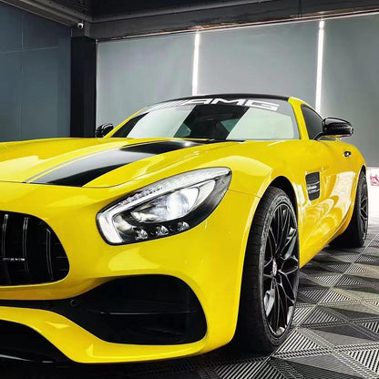 Gloss Crystal Maize Yellow Car Vinyl Wrap