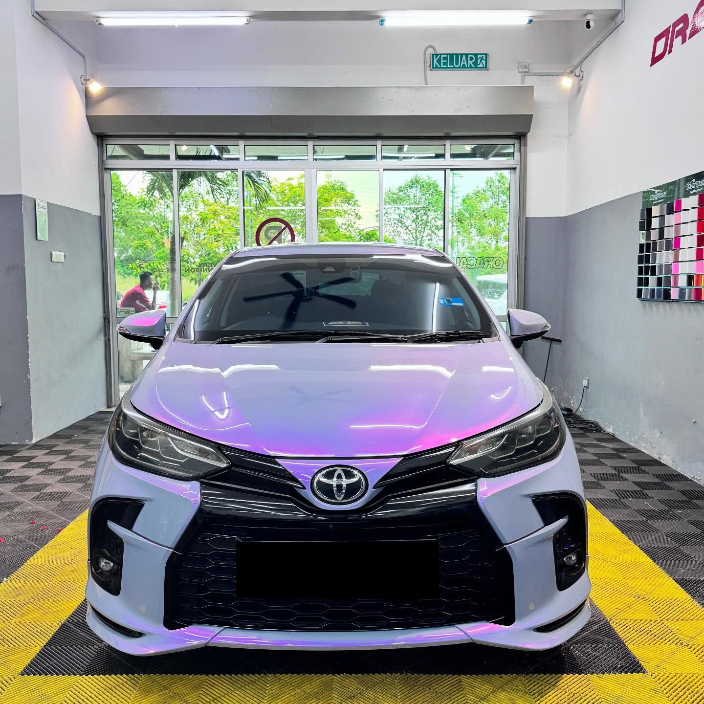 TPU Gloss Twin Candy Grey Purple Paint Protection Film