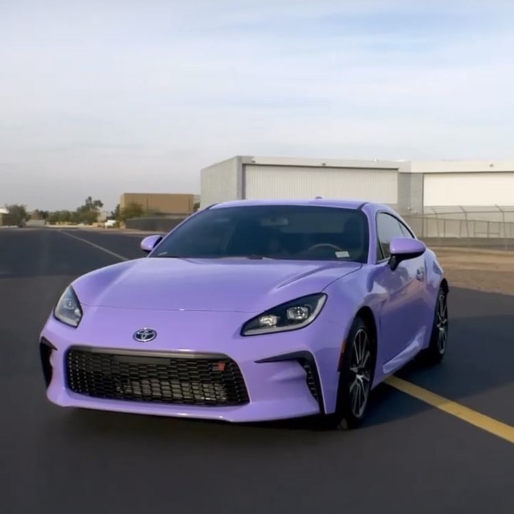TPU Glossy Lavender Purple Paint Protection Film