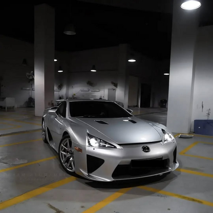 Bright Gloss Metallic Ice Silver Car Vinyl Wrap