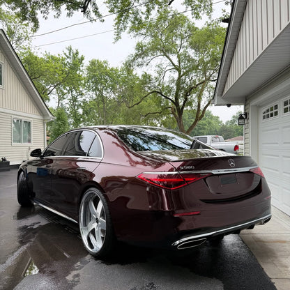 gloss black rose wrap