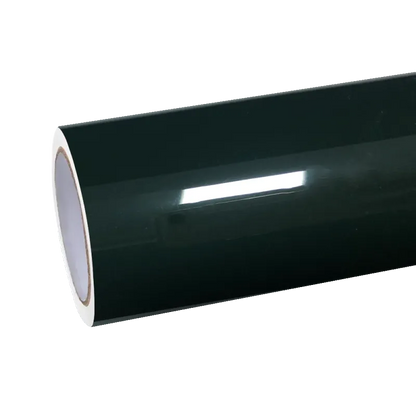 Gloss Crystal Dark Green Car Vinyl Wrap PET
