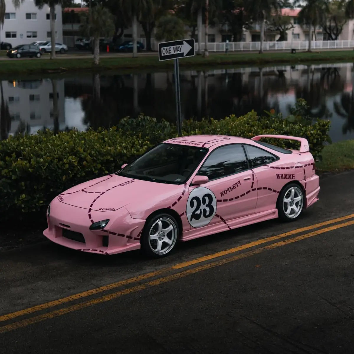 Gloss Crystal Peach Pink Car Vinyl Wrap PET