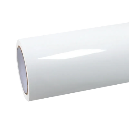crystal white car wrap